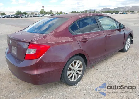 2012 Honda Civic Ex from USA, damaged, VIN 2HGFB2F81CH508444